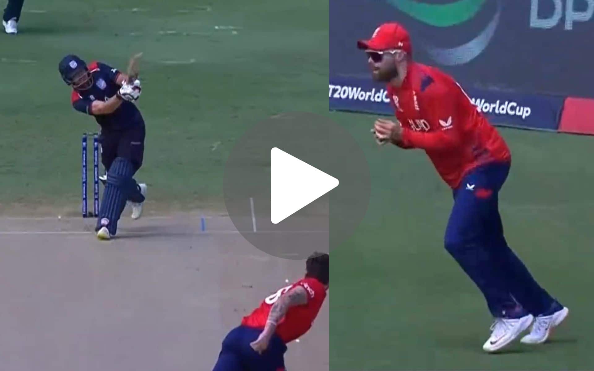 [Watch] Topley Bags His Maiden Wicket Of T20 World Cup 2024 With Killer Blow Vs USA